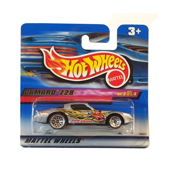 HOT WHEELS 2000 MODELS 1/64 CAMARO Z28 2/4 FIRE EATER #018 26021