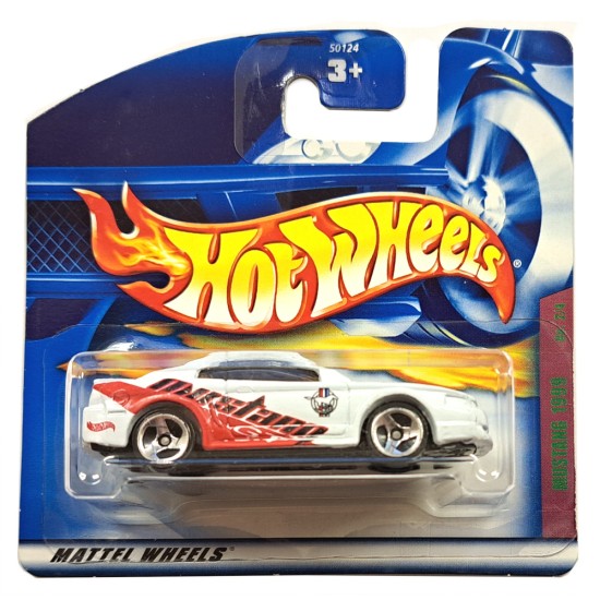 HOT WHEELS 2001 MODELS MUSTANG 1999 2/4 #086 SHORT CARD 50124