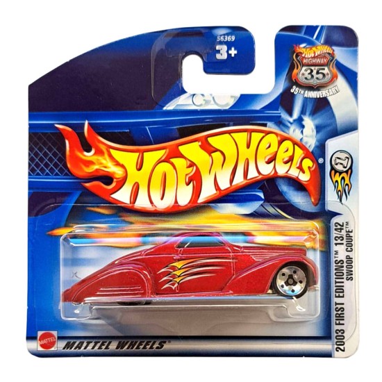 HOT WHEELS 2003 FIRST EDITIONS 13/42 SWOOP COUPE #025 RED 56369