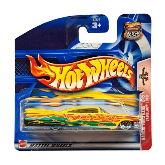 HOT WHEELS 2003 RADICAL WRESTLERS 3/5 CADILLAC 1959 YELLOW 57229
