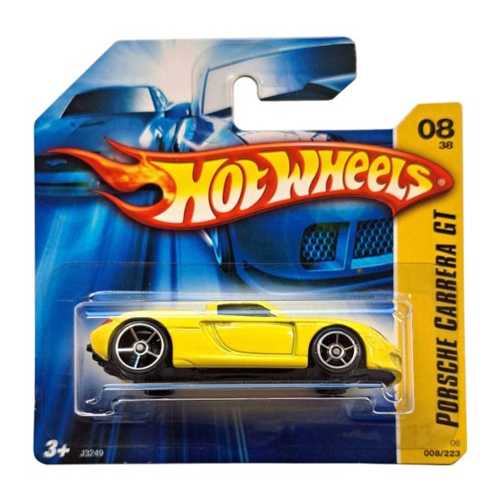 HOT WHEELS 2006 RELEASE 08/38 PORSCHE CARRERA GT YELLOW 008/223 J3249 HOT WHEELS 2006 RELEASE 08/38 PORSCHE CARRERA GT YELLOW 008/223 J3249