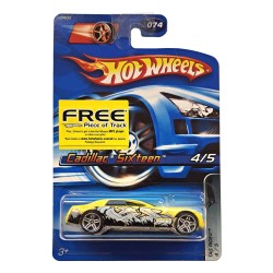 HOT WHEELS 2006 RELEASE TAG RIDES 4/5 CADILLAC SIXTEEN #074 YELLOW J3400 HOT WHEELS 2006 RELEASE TAG RIDES 4/5 CADILLAC SIXTEEN #074 YELLOW J3400