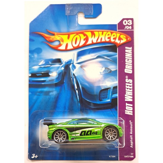 HOT WHEELS 2007 FIRST EDITIONS ORIGINAL 03/04 ASPHALT ASSAULT 047/156 K7564