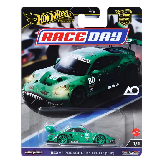 HOT WHEELS RACE DAY 'REXY' PORSCHE 911 GT3 R (992) 1/5 HRV72