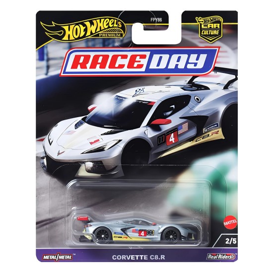 HOT WHEELS RACE DAY CORVETTE C8.R 2/5 HRV95