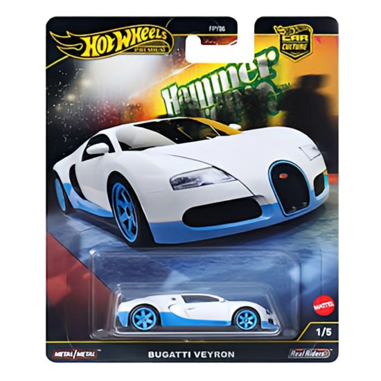 HOT WHEELS PREMIUM HAMMER DROPS BUGATTI VEYRON 1/5 HRW06