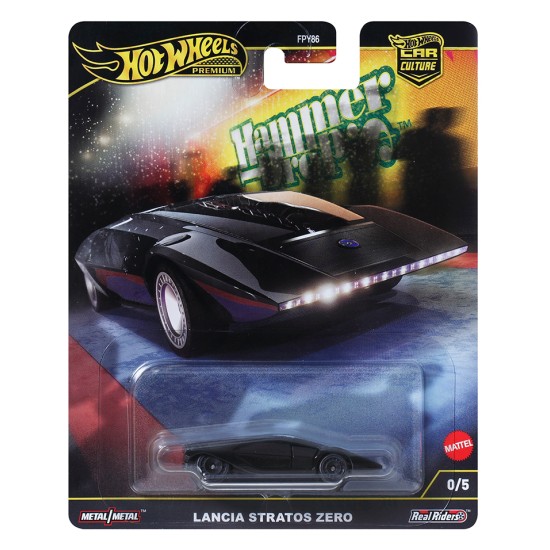 HOT WHEELS PREMIUM HAMMER DROPS LANCIA STRATOS ZERO 0/5 CHASE HRW10