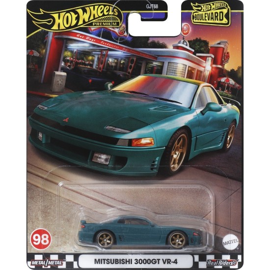 HOT WHEELS BOULEVARD MITSUBISHI 3000GT VR-4 #98 HRT68