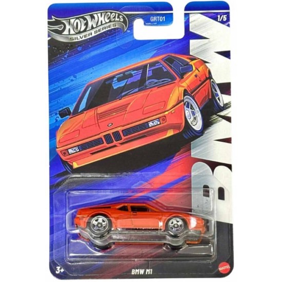 HOT WHEELS SILVER SERIES BMW M1 1/5 JBY59