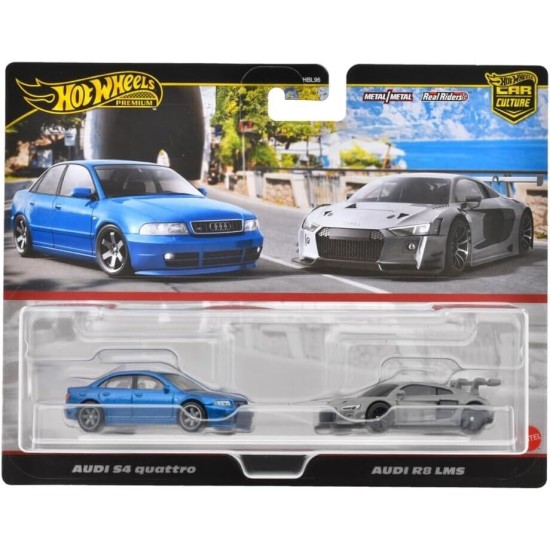 HOT WHEELS 2 PACK AUDI S4 QUATTRO AND AUDI R8 LMS JDY82