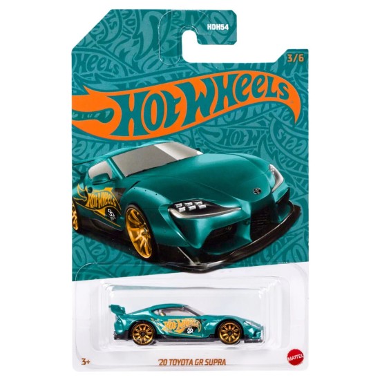 HOT WHEELS PEARL AND CHROME '20 TOYOTA GR SUPRA 3/6 HVX06