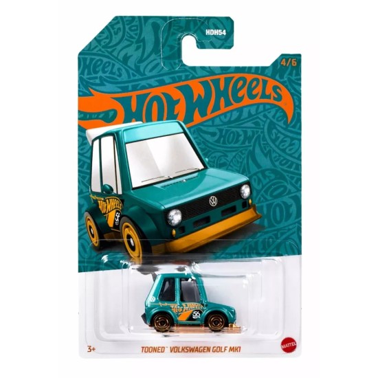 HOT WHEELS PEARL AND CHROME TOONED VOLKSWAGEN GOLF MK1 4/6 HVX07