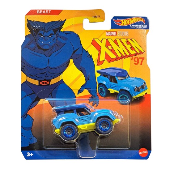 HOT WHEELS CHARACTER CARS MARVEL X-MEN '97 BEAST HKV15