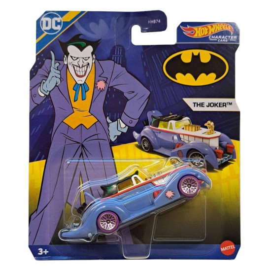 HOT WHEELS CHARACTER CARS BATMAN THE JOKER HTR99