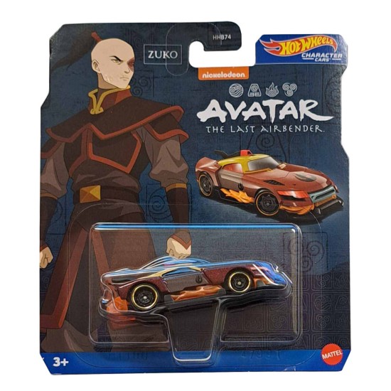 HOT WHEELS CHARACTER CARS AVATAR THE LAST AIRBENDER ZUKO HTT00