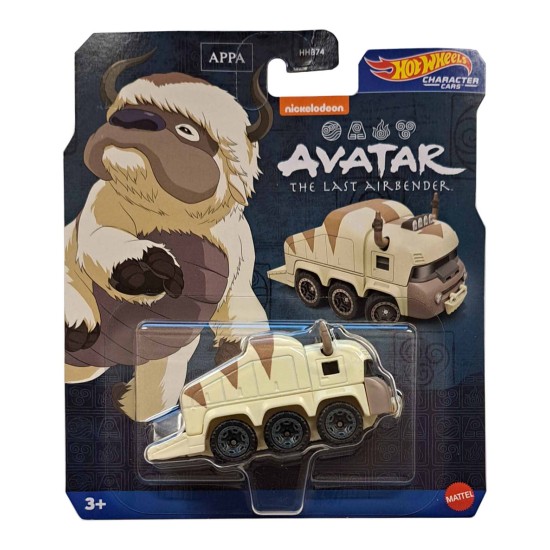 HOT WHEELS CHARACTER CARS AVATAR THE LAST AIRBENDER APPA HXD01