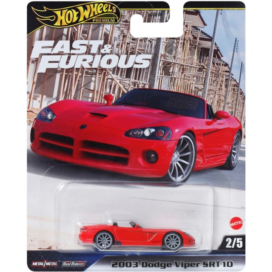 HOT WHEELS FAST AND FURIOUS 2003 DODGE VIPER STR10 2/5 JBL95