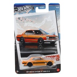 HOT WHEELS SILVER SERIES NATIONAL ICONS 1971 NISSAN SKYLINE HT 2000 GT-R JBY89 HOT WHEELS SILVER SERIES NATIONAL ICONS 1971 NISSAN SKYLINE HT 2000 GT-R JBY89