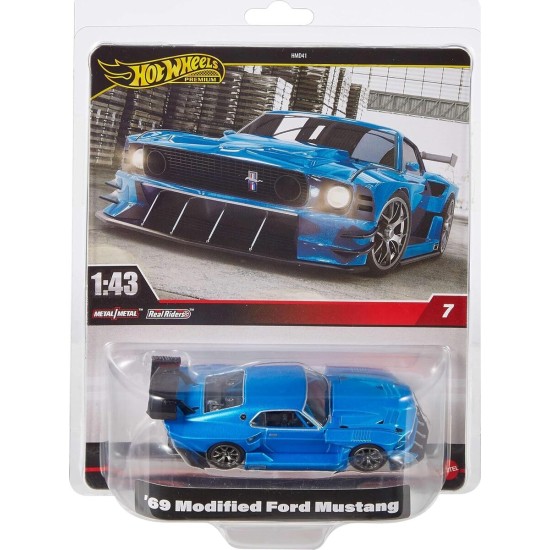 1/43 HOT WHEELS PREMIUM MODIFIED 1969 FORD MUSTANG