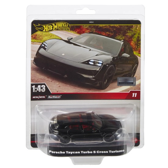 1/43 HOT WHEELS PREMIUM PORSCHE TAYCAN TURBO S CROSS TURISMO