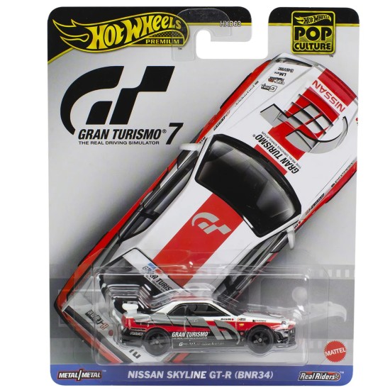 HOT WHEELS POP CULTURE NISSAN SKYLINE GT-R (BNR34) GRAN TURISMO 7 HKC28