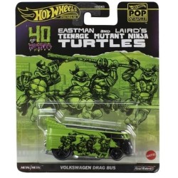 HOT WHEELS POP CULTURE TMNT VOLKSWAGEN DRAG BUS HVJ46