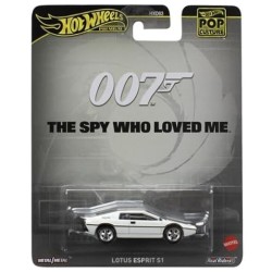 HOT WHEELS POP CULTURE JAMES BOND 007 THE SPY WHO LOVED ME LOTUS ESPRIT S1 HXD98