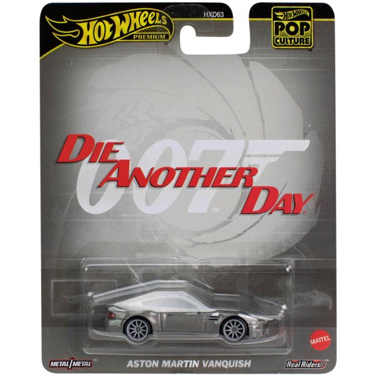 HOT WHEELS POP CULTURE DIE ANOTHER DAY ASTON MARTIN VANQUISH JBL55