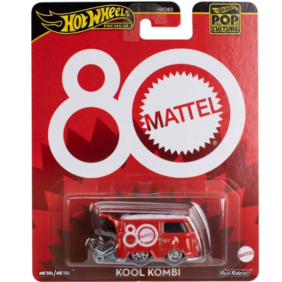 HOT WHEELS POP CULTURE MATTEL 80TH ANNIVERSARY KOOL KOMBI JBL68