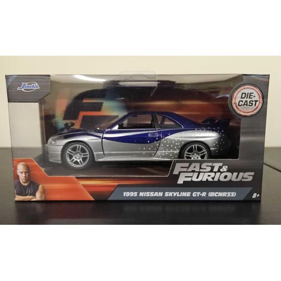 JADA 1/32 FAST AND FURIOUS 1995 NISSAN SKYLINE GT-R 32587 - PAINT DAMAGE
