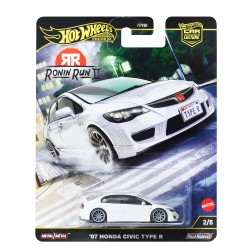 HOT WHEELS RONIN RUN II '07 HONDA CIVIC TYPE R 2/5 JBK53