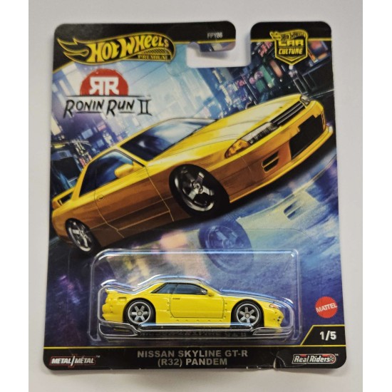 HOT WHEELS RONIN RUN II NISSAN GT-R (R32) PANDEM 1/5 JBK88 - TORN CARD