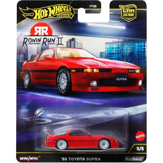 HOT WHEELS RONIN RUN II '89 TOYOTA SUPRA 5/5 JBK90