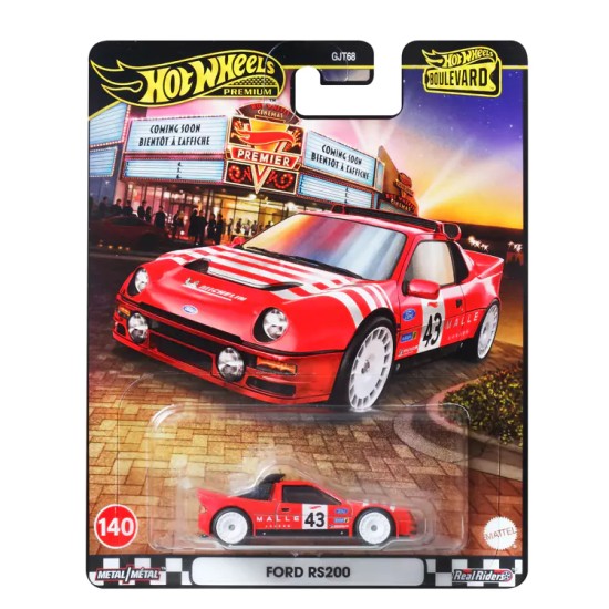HOT WHEELS BOULEVARD FORD RS200 #140 JBL29