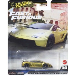 HOT WHEELS FAST AND FURIOUS LAMBORGHINI GALLARDO LP 570-4 SUPERLEGGERA 5/5 JBM01 HOT WHEELS FAST AND FURIOUS LAMBORGHINI GALLARDO LP 570-4 SUPERLEGGERA 5/5 JBM01