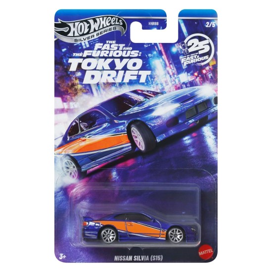 HOT WHEELS THE FAST AND THE FURIOUS TOKYO DRIFT NISSAN SILVIA (S15) 2/5 JKX06