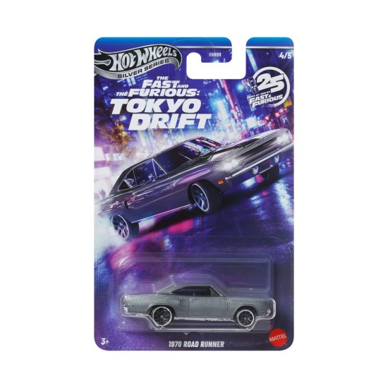 HOT WHEELS THE FAST AND THE FURIOUS TOKYO DRIFT 1970 ROAD RUNNER 4/5 JKX08