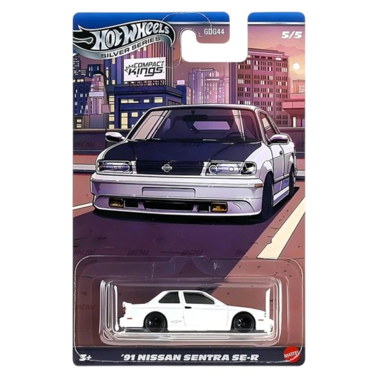 HOT WHEELS SILVER SERIES COMPACT KINGS '91 NISSAN SENTRA SE-R 5/5 JKX60