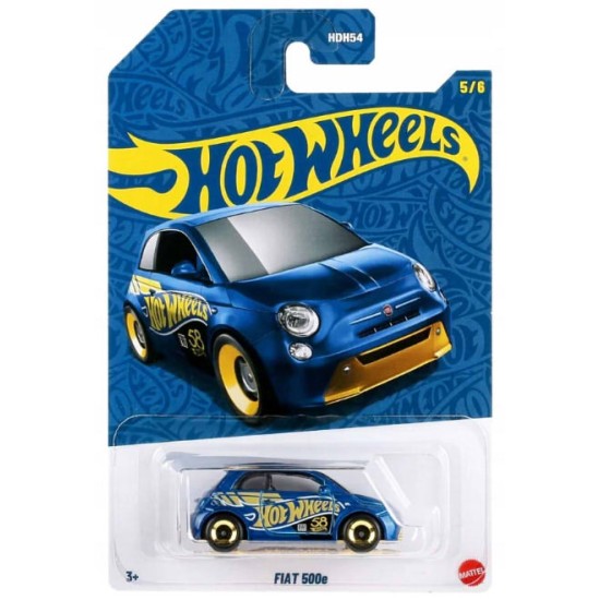 HOT WHEELS 2026 PEARL AND CHROME 58TH ANNIVERSARY FIAT 500E 5/6 JKX91
