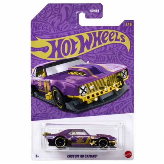 HOT WHEELS 2025 PEARL AND CHROME CUSTOM '68 CAMARO 1/6 JDM26