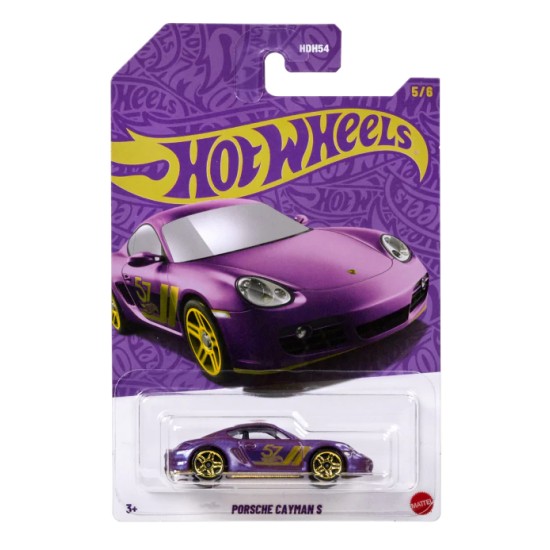 HOT WHEELS 2025 PEARL AND CHROME PORSCHE CAYMAN S 5/6 JDM30
