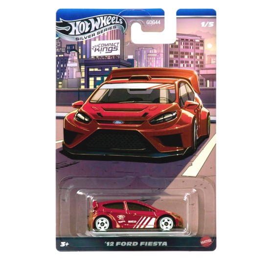 HOT WHEELS SILVER SERIES COMPACT KINGS '12 FORD FIESTA 1/5 JKX58