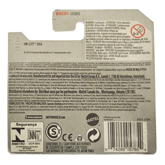 HOT WHEELS 2014 HW CITY SNOOPY 88/250 BDC91