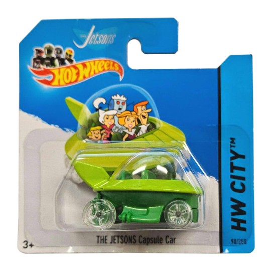 HOT WHEELS 2014 HW CITY THE JETSONS CAPSULE CAR 90/250 BDC93