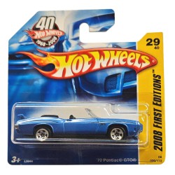HOT WHEELS 2008 FIRST EDITIONS 29/40 '70 PONTIAC GTO 029/172 BLUE L9944 HOT WHEELS 2008 FIRST EDITIONS 29/40 '70 PONTIAC GTO 029/172 BLUE L9944