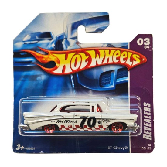 HOT WHEELS 2008 REVEALERS 03/04 '57 CHEVY 155/172 M6869