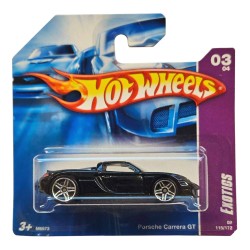 HOT WHEELS 2008 EXOTICS 03/04 PORSCHE CARRERA GT 115/172 BLACK M6873