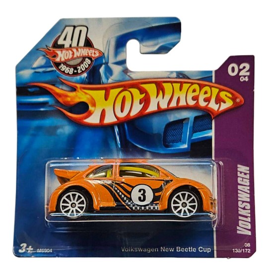HOT WHEELS 2008 VOLKSWAGEN 02/04 VOLKSWAGEN NEW BEETLE CUP 130/172 ORANGE M6904 HOT WHEELS 2008 VOLKSWAGEN 02/04 VOLKSWAGEN NEW BEETLE CUP 130/172 ORANGE M6904