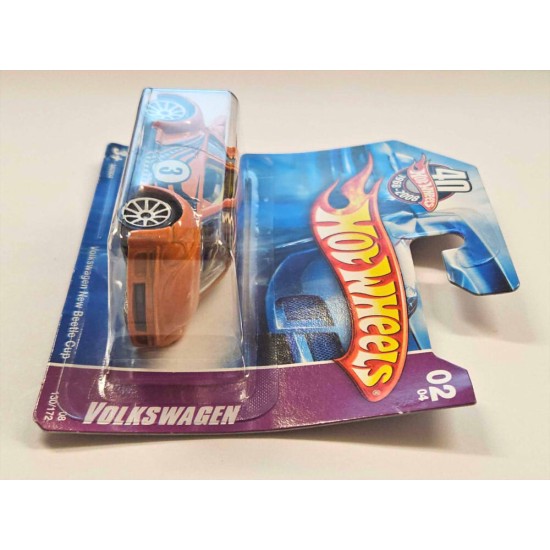 HOT WHEELS 2008 VOLKSWAGEN 02/04 VOLKSWAGEN NEW BEETLE CUP 130/172 ORANGE M6904 HOT WHEELS 2008 VOLKSWAGEN 02/04 VOLKSWAGEN NEW BEETLE CUP 130/172 ORANGE M6904