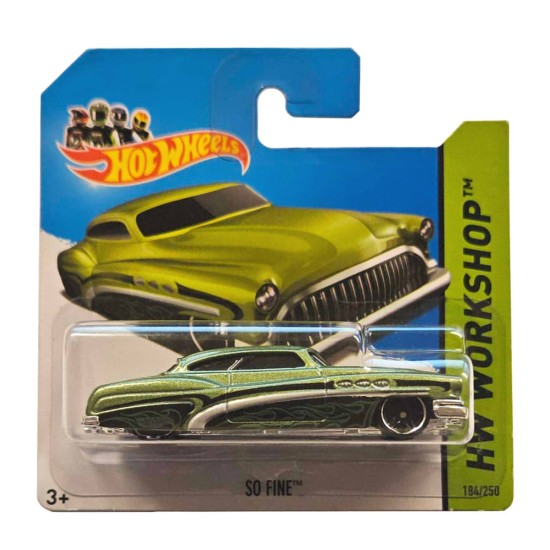 HOT WHEELS 2013 HW WORKSHOP SO FINE 184/250 GREEN X1987